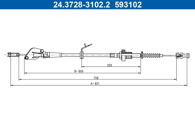 Hyundai Koppelingkabel