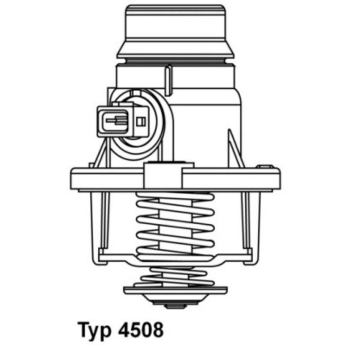 Wahler Thermostaat, koelvloeistof  4508.101D