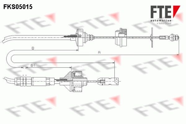 Citroen Koppelingkabel