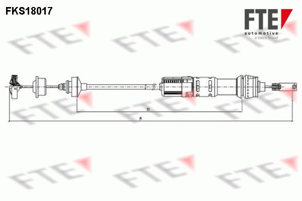 Peugeot Koppelingkabel