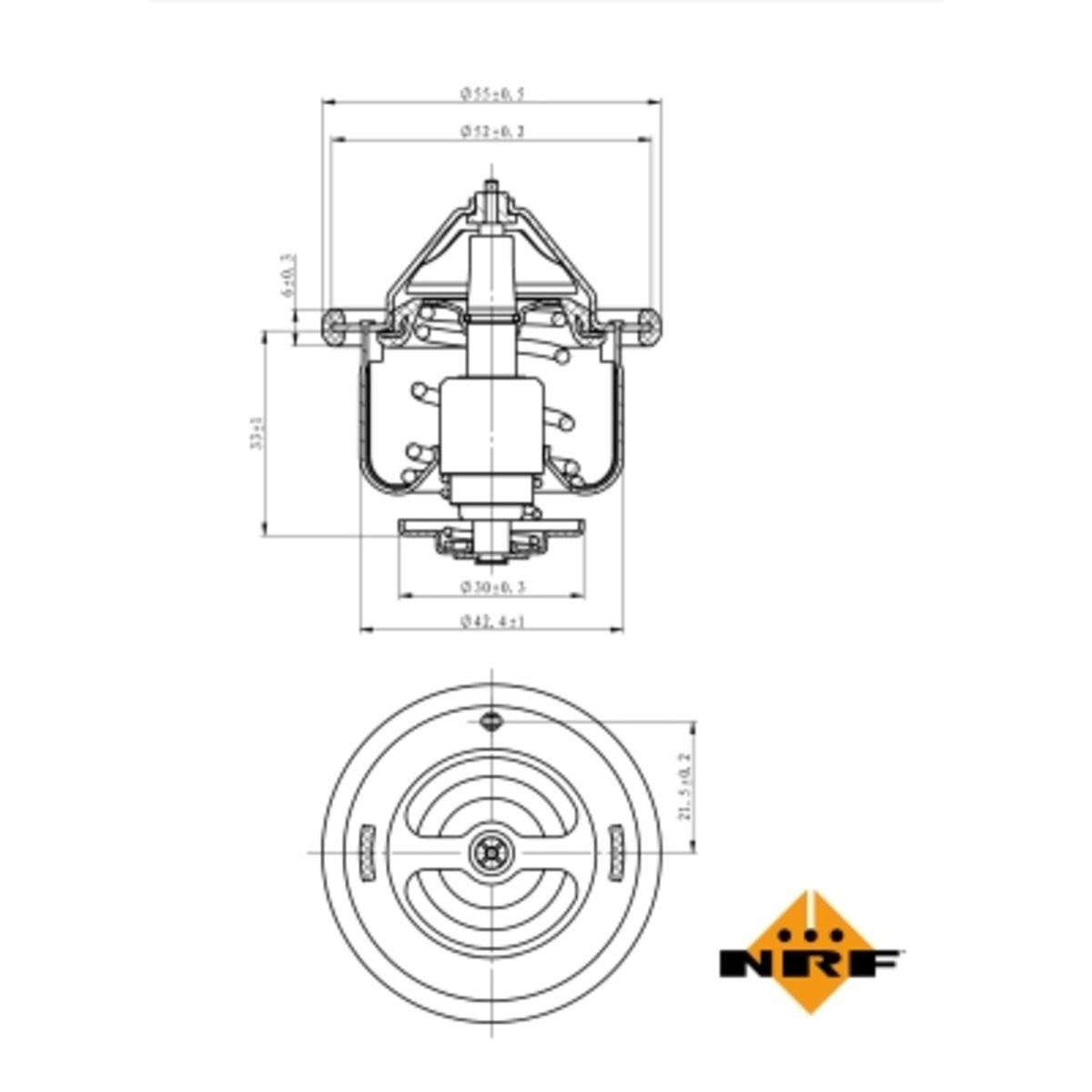Nrf Thermostaat, koelvloeistof EASY FIT  725134