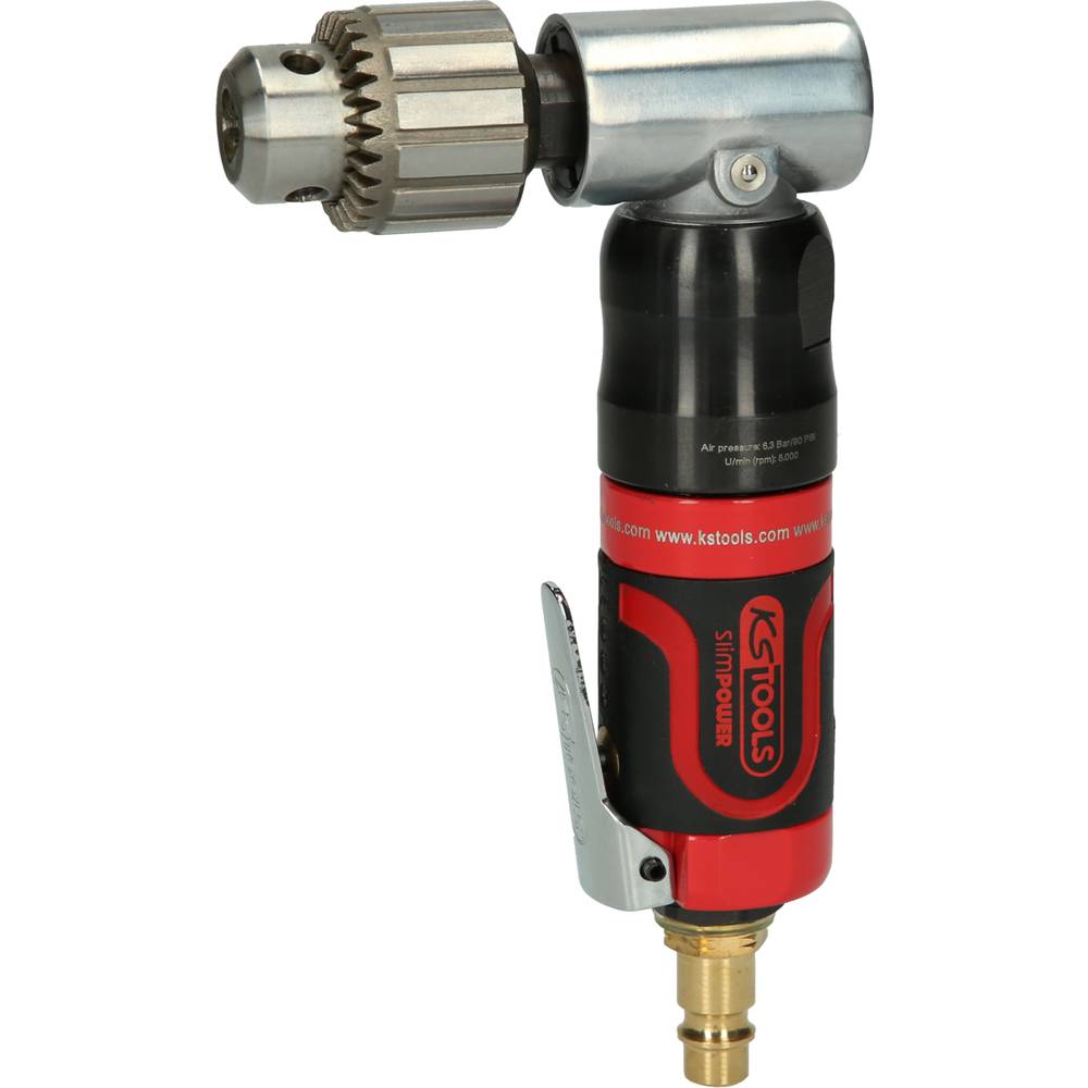KS Tools 515.5525 3/8 SlimPOWER mini-pneumatische haakse boormachine