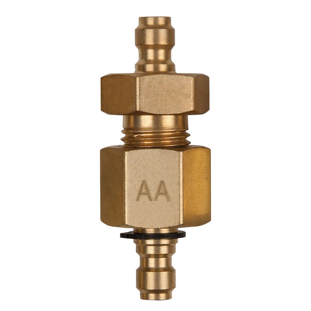 KS Tools 150.2347 Dubbel adapterstuk M14x1,5 binnen- en buitenschroefdraad en 3/8 slangaansluiting