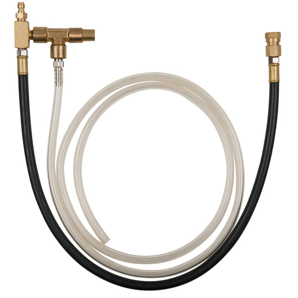 KS Tools 150.2362 Manometer-aansluitslang met 1/4 slangaansluiting met ventiel voor Bosch CSI- en GM TBI-systemen