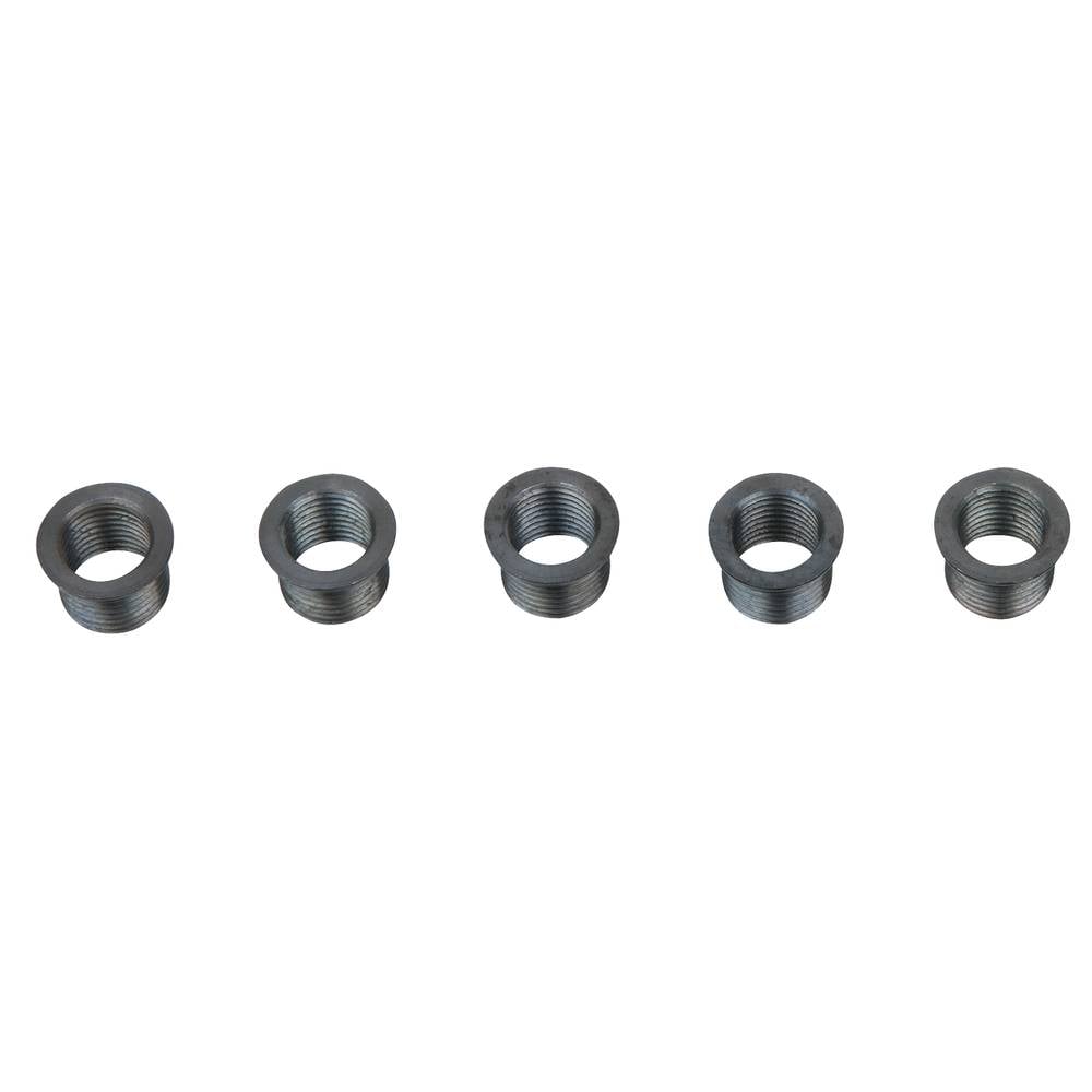 KS Tools 150.5056 Schroefdraadbus met ring L=12mm, IG=M10x1,25/AG=M12x1,25, verpakking van 5 stuks