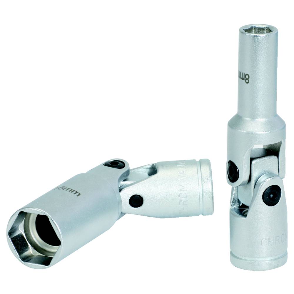 KS Tools 500.7303 3/8 gloeibougiedraainoten, kort, 75 mm, 10 mm