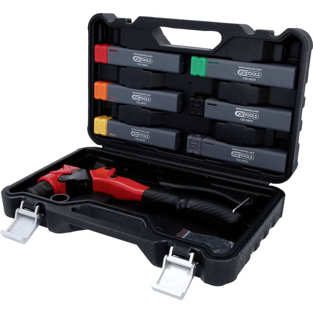 KS Tools 150.9820 3-in-1 handtang-set, draaibaar, 12-delig