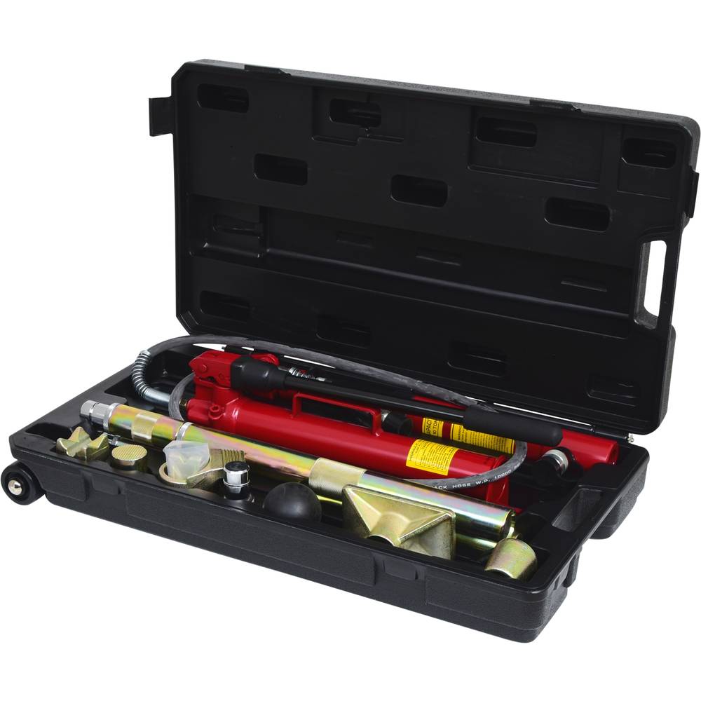 KS Tools 160.0175 Hydraulische AUTO-richtgereedschapsset 10t, 17-delig