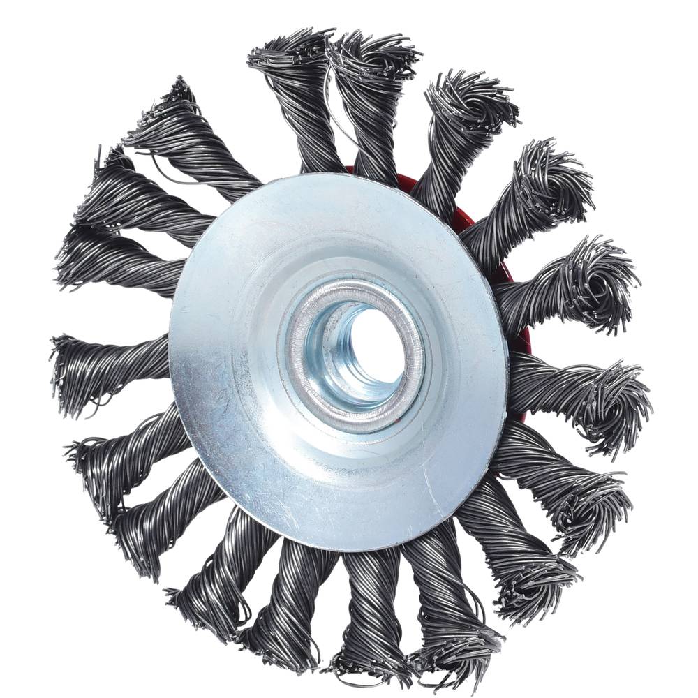 KS Tools 340.0048 Conische vorm-staaldraadborstel 0,5 mm, Ø 100 mm