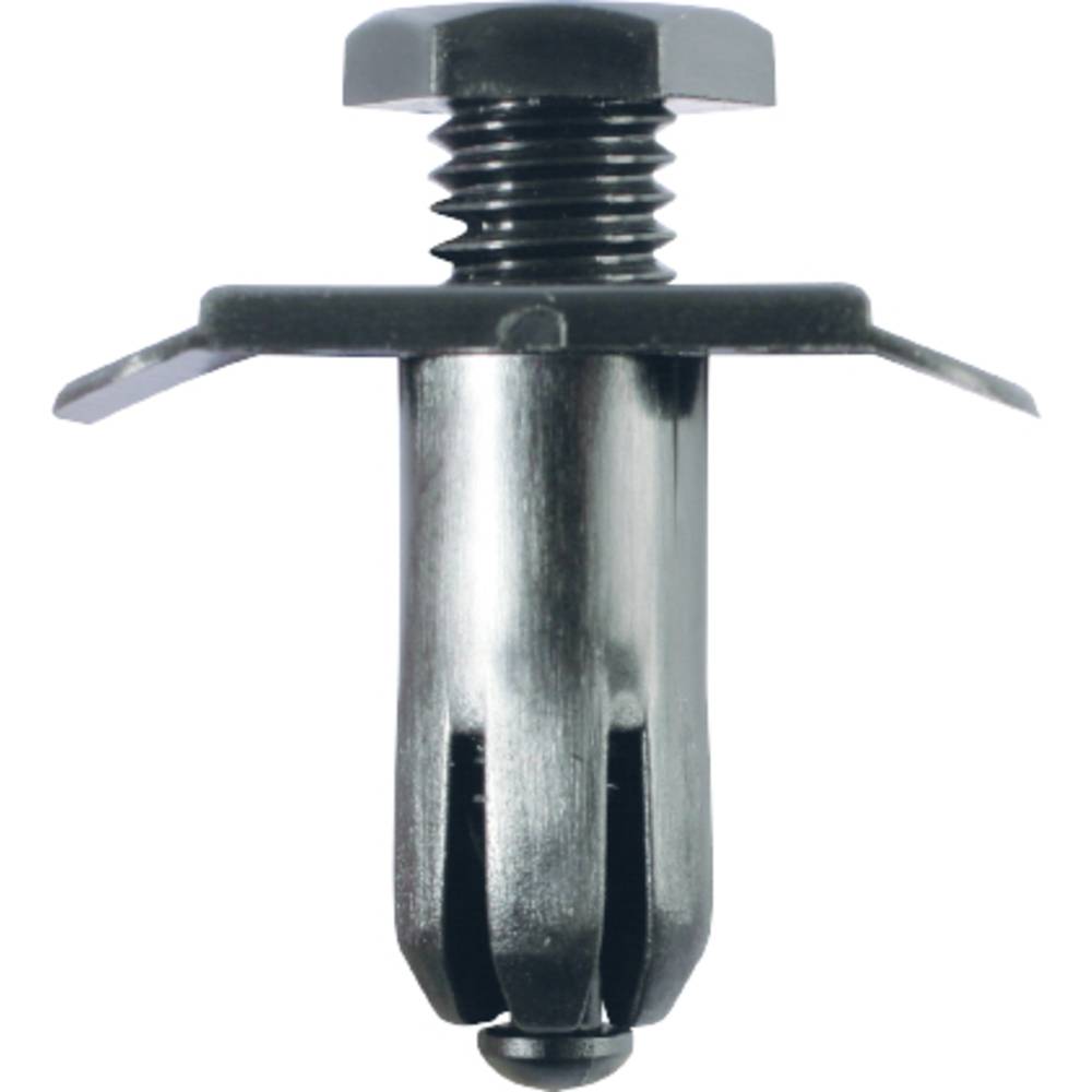KS Tools 420.1410 Verbindingsclip voor de afdekking van de bumper voor Mazda, verpakking van 10 stuks