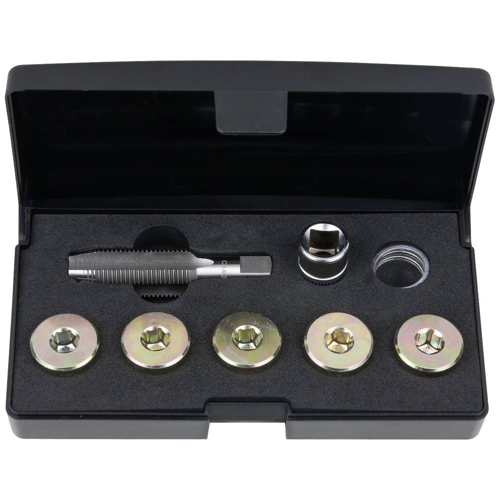 KS Tools 1504930 Olieaftapschroef-schroefdraadreparatieset, 12-delig M17 x 1,5