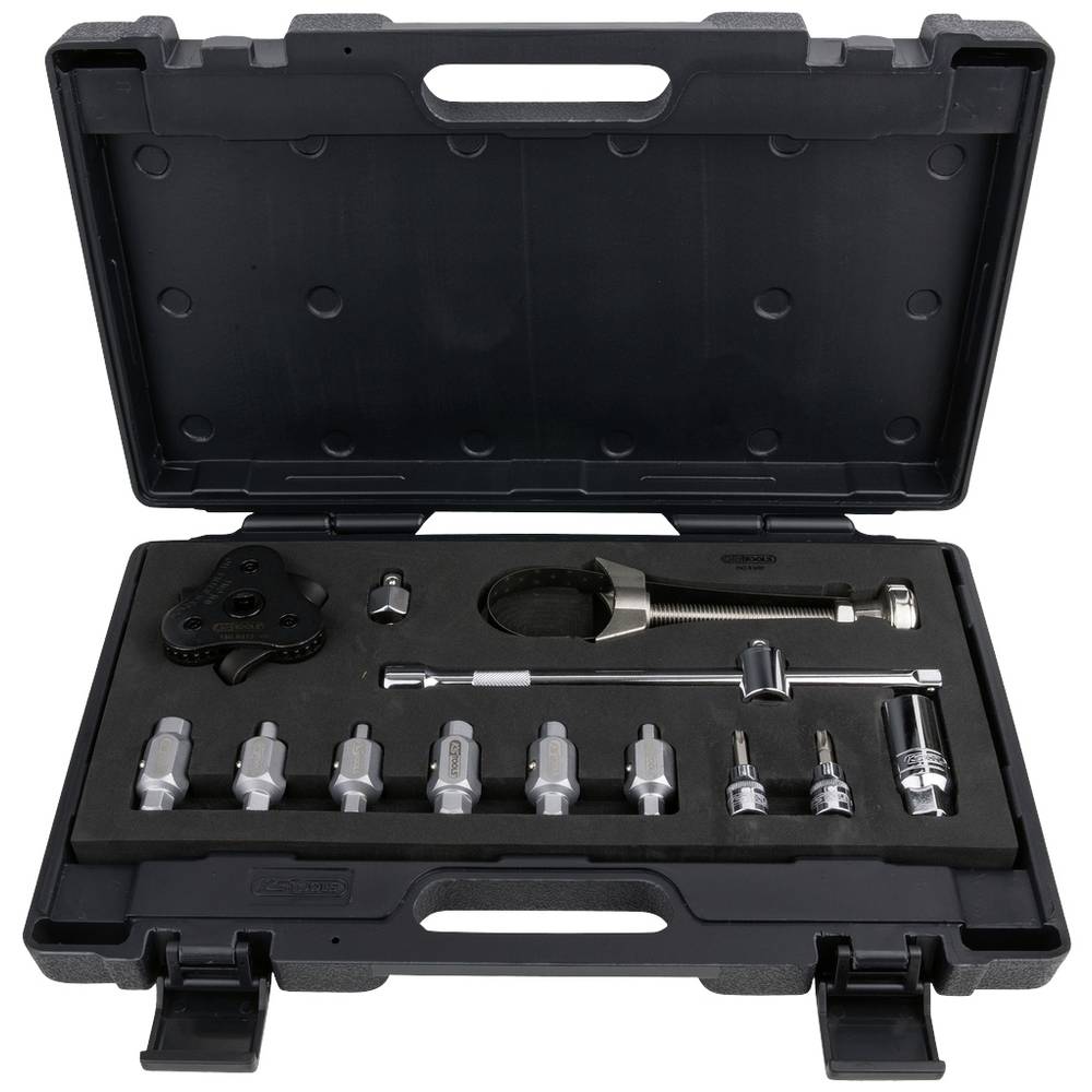 KS Tools 1509300 Olieaftapschroef- en oliefilterset, 13-delig