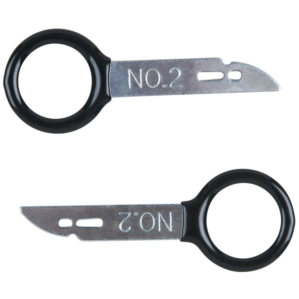 KS Tools 500.1374 Radio-/navigatieapparaat ontgrendelingsgereedschap, 2-delig en Becker