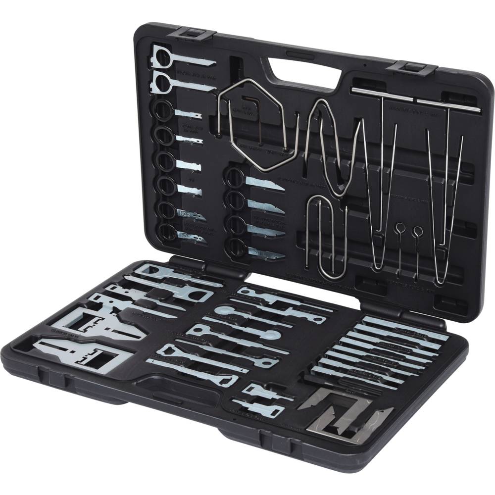 KS Tools 500.1380 Radio-/navigatiesysteem demontage en montageset, 52-delig
