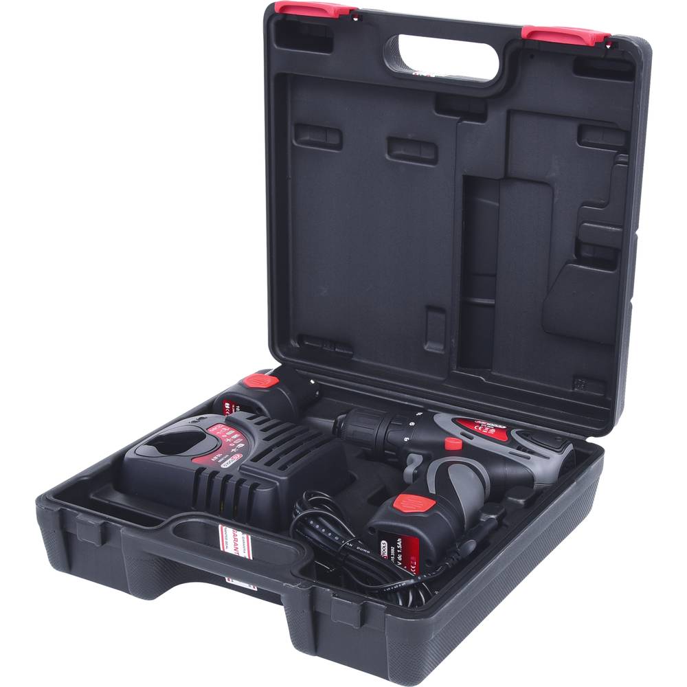KS Tools 515.3536 Accu-boor-schroevendraaier, 24Nm, 1.870 omw/min 10,8V, met 2 accus en 1 oplader
