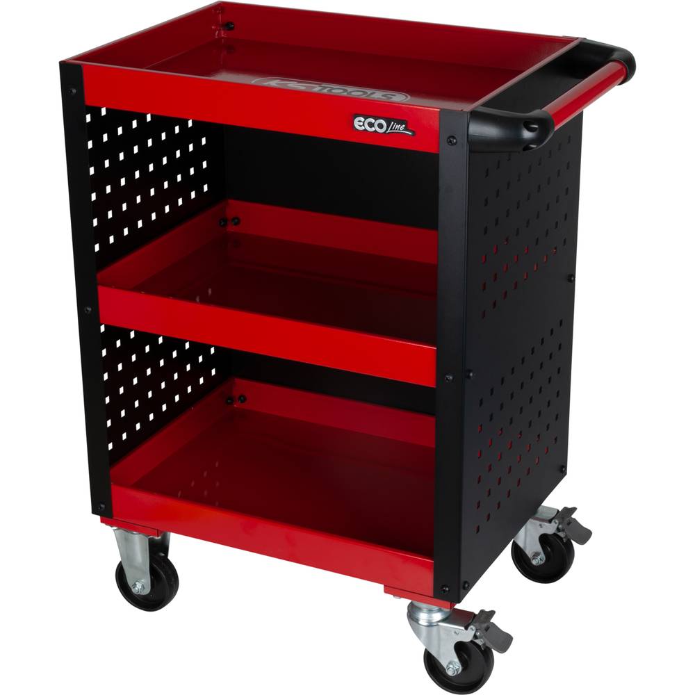 KS Tools 890.0006 Ecoline werkplaats-servicewagen met gatenplaatbekleding