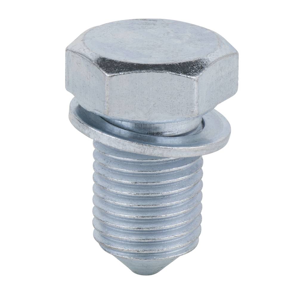 KS Tools 430.0027 Olieaftapschroef, buiten6kant 19 mm, M14x1,5 x 17,5 mm, verpakking van 1 stuks