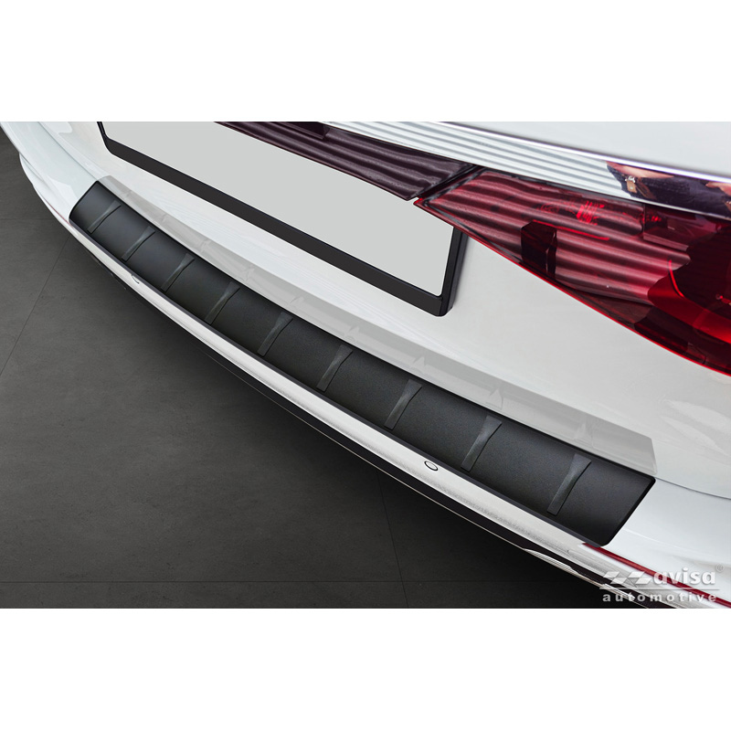 Mercedes-Benz Matzwart RVS Achterbumperprotector Mercedes E-Klasse (S214) Estate 2023- 'Ribs'