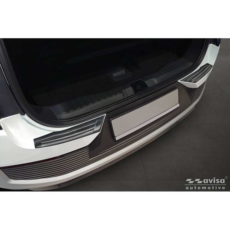 Ford Usa Avisa Zwart RVS Achterbumperprotector passend voor Ford Explorer EV 2024- 'Ribs'