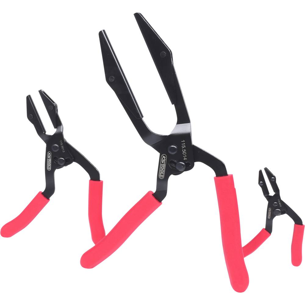 KS Tools 115.5010 Traploze slang-afklemmenset, haaks, 3-delig