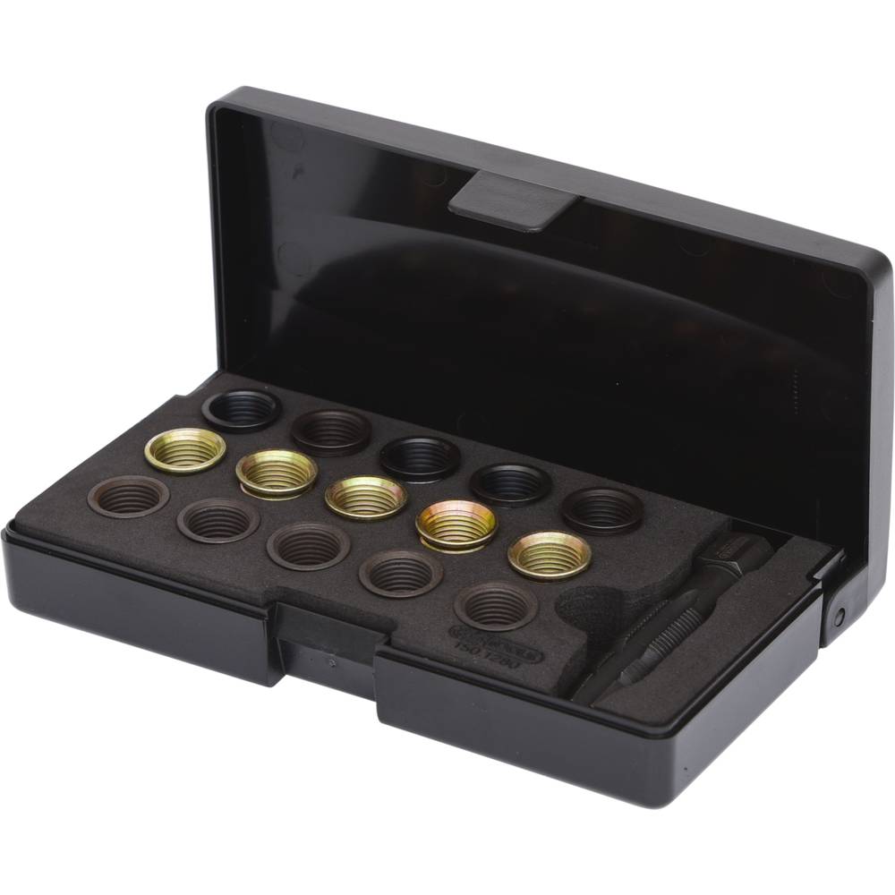 KS Tools 150.1280 Reparatieset voor bougieschroefdraad, 16-delig
