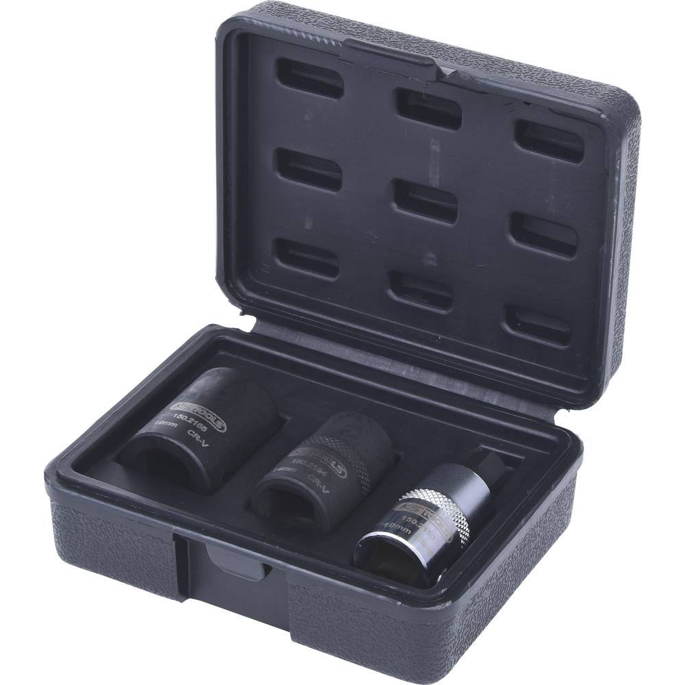 KS Tools 150.2140 1/2 remklauwset, speciale insteekvoetset, 3-delig