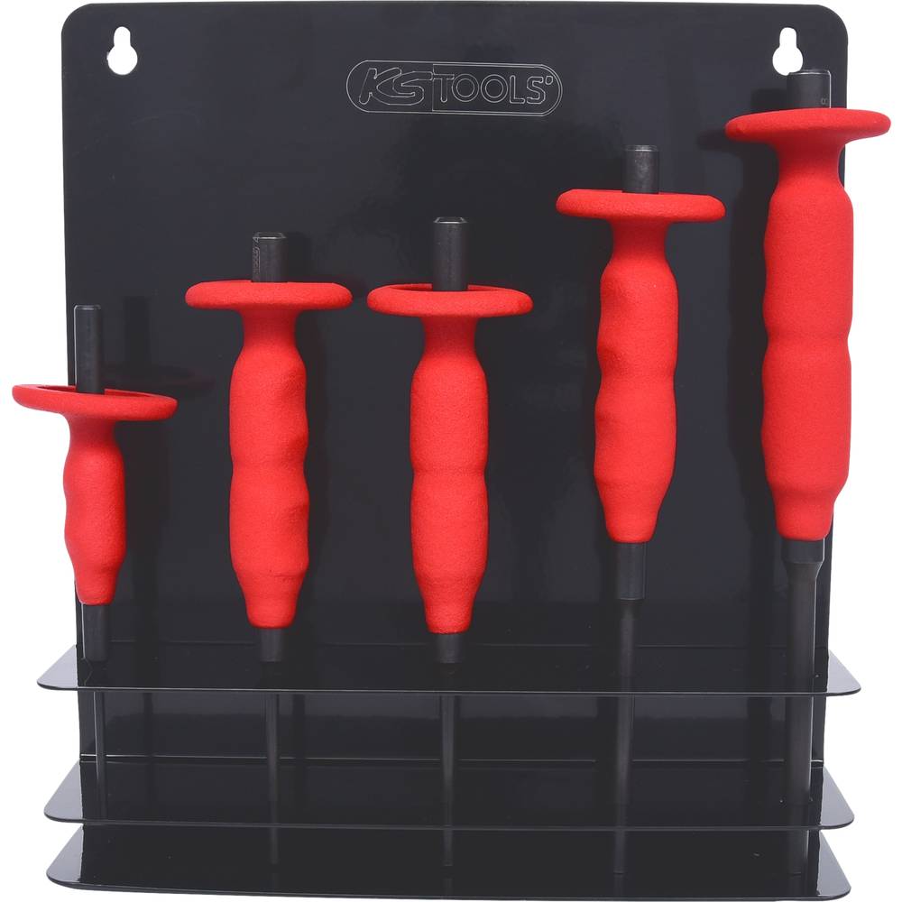 KS Tools 156.0000 Splentendriverset met handgreep, 5-delig 3-8 mm