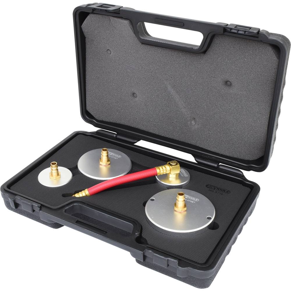 KS Tools 160.0710 Universele adapterset voor remventilatie, 4-delig
