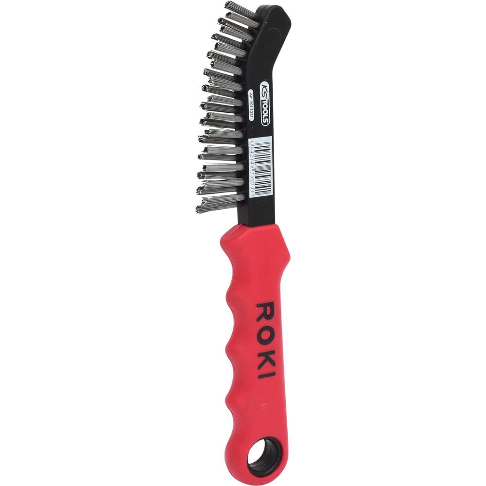 KS Tools 201.2321 Staaldraad-remklauw-draadborstel 2 rijen, spits