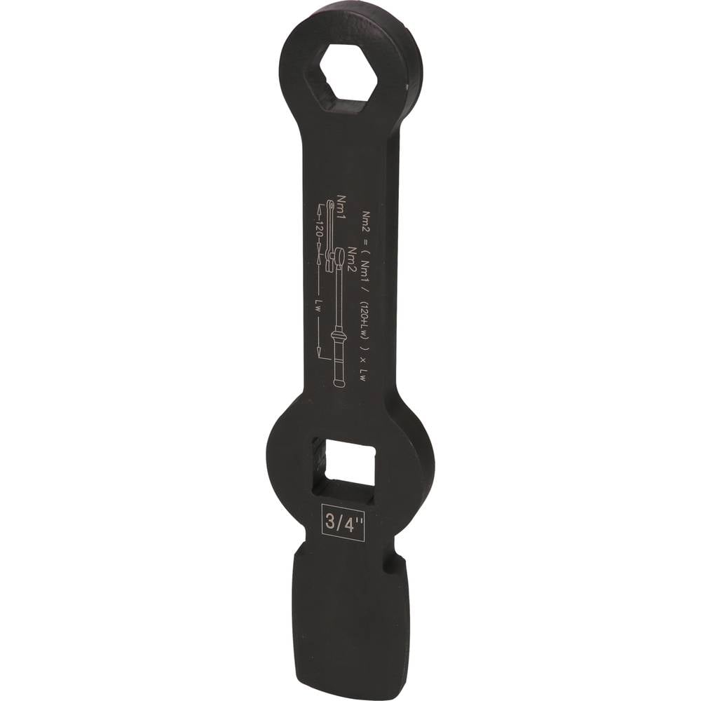 KS Tools 517.0925 3/4 slag-zeskant-sleutel met 2 slagvlakken, 24 mm