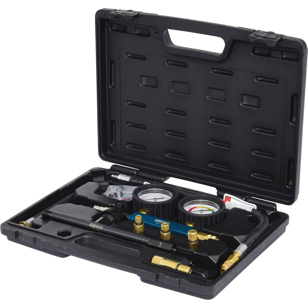 KS Tools 150.1780 Cilinder-drukverliestester, 9-delig