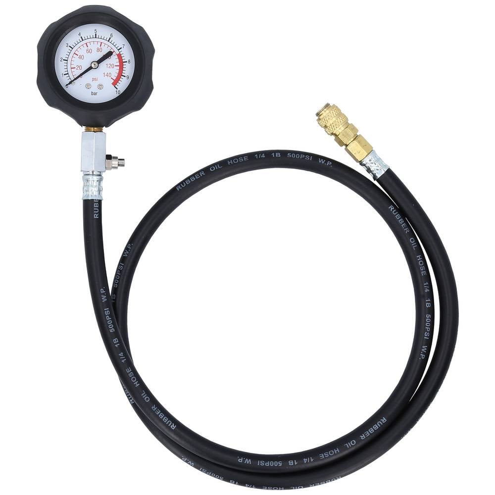 KS Tools 150.1921 Manometer met slang, 10 bar