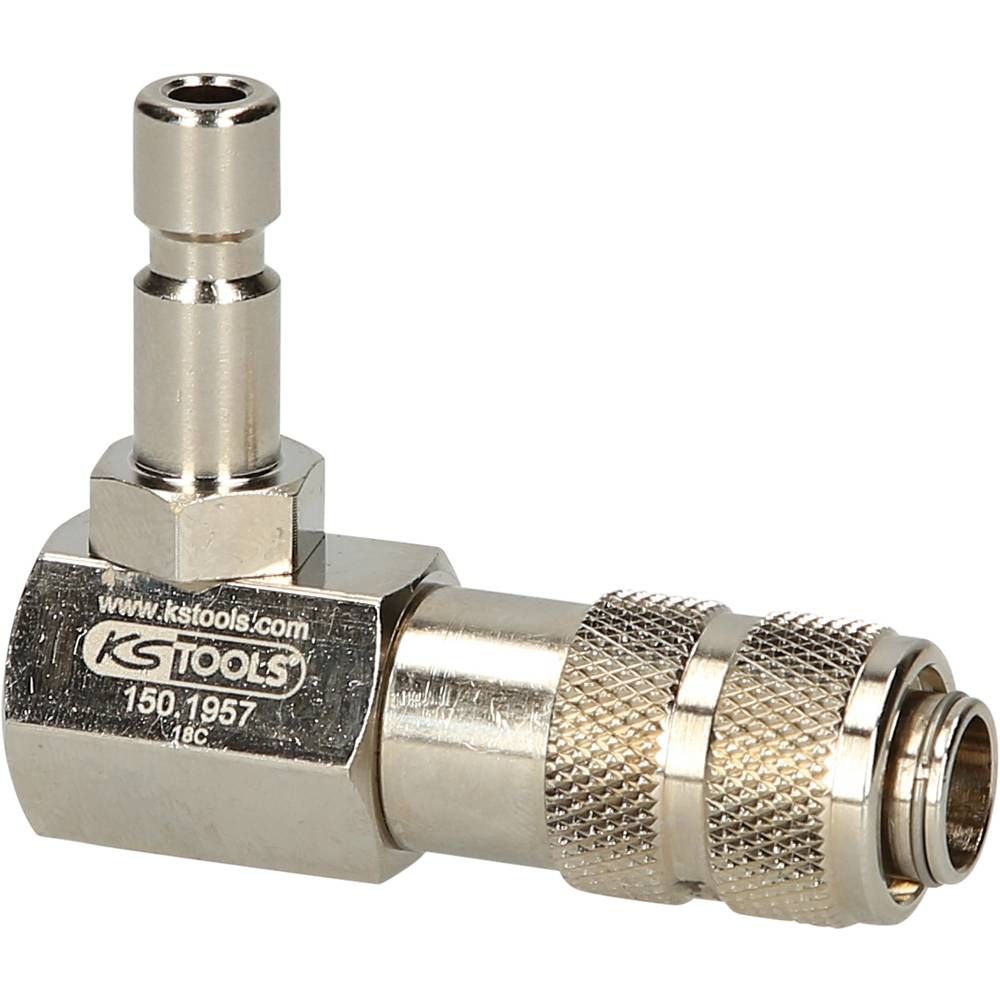 KS Tools 150.1957 Koelsysteem-bajonetadapter, 90° haaks
