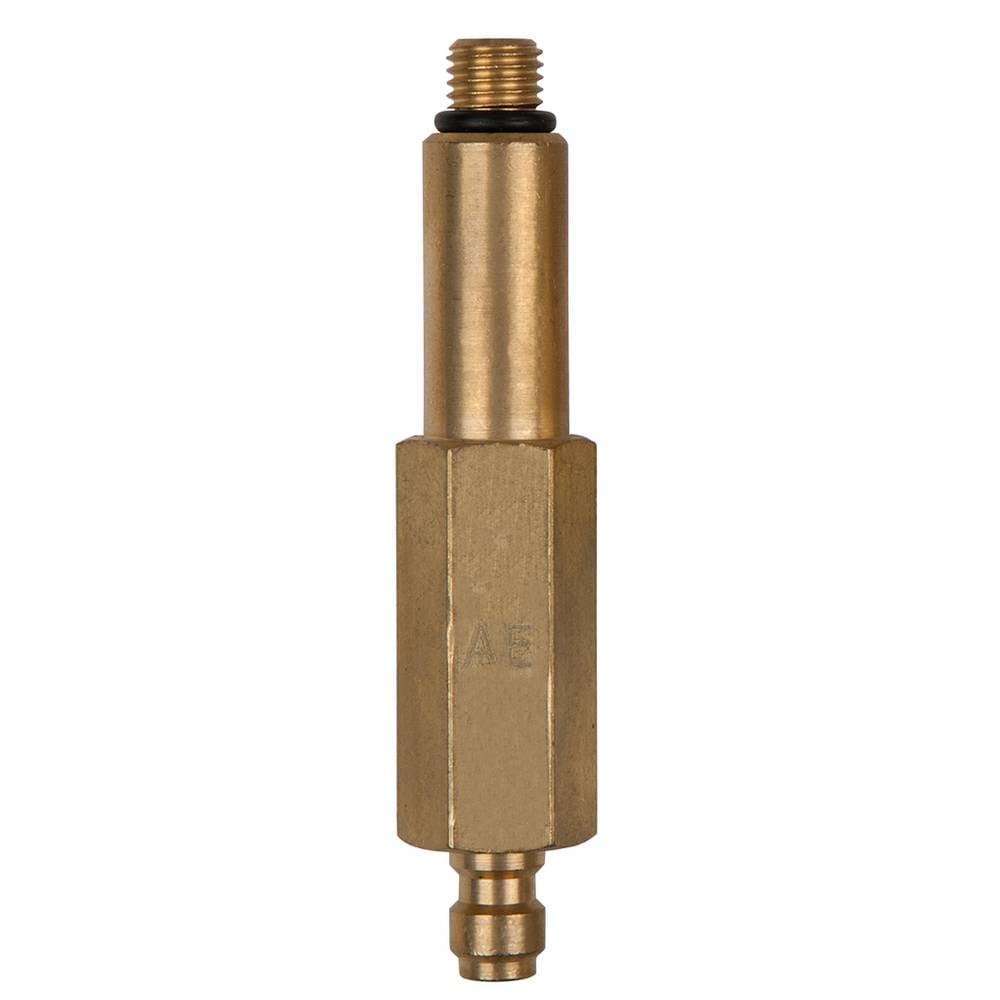 KS Tools 150.2345 Adapterstuk (lang) M8x1,0 buitenschroefdraad en 1/4 slangaansluiting met afdichtring