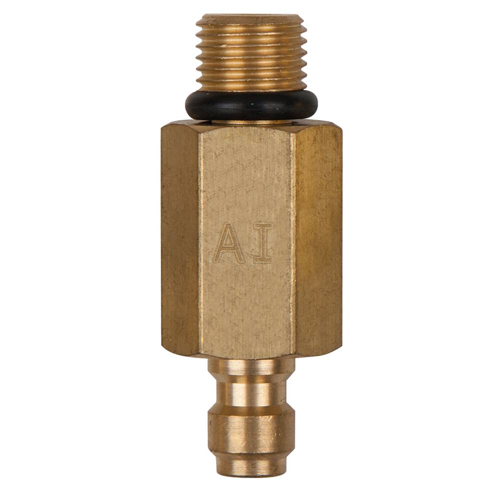 KS Tools 150.2348 Adapterstuk M10x1,0 buitenschroefdraad en 1/4 slangaansluiting met afdichtring