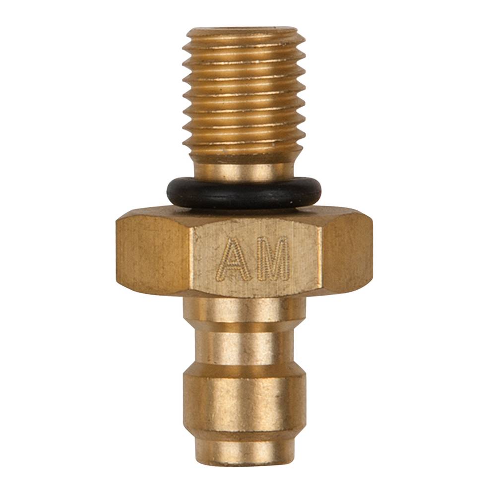 KS Tools 150.2650 Adapterstuk M8x1,0 buitenschroefdraad en 1/4 slangaansluiting met afdichtring