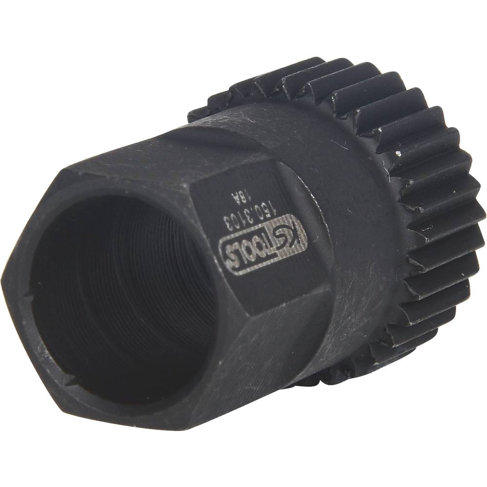 KS Tools 150.3103 Veeltandinzet 17,0 mm, 33 tanden, geboord