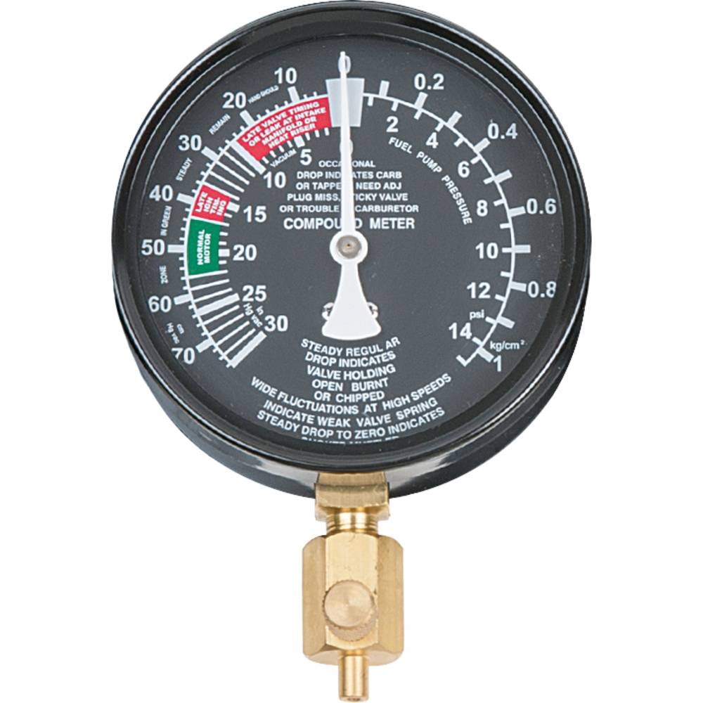KS Tools 150.3601 Manometer Ø 92 mm