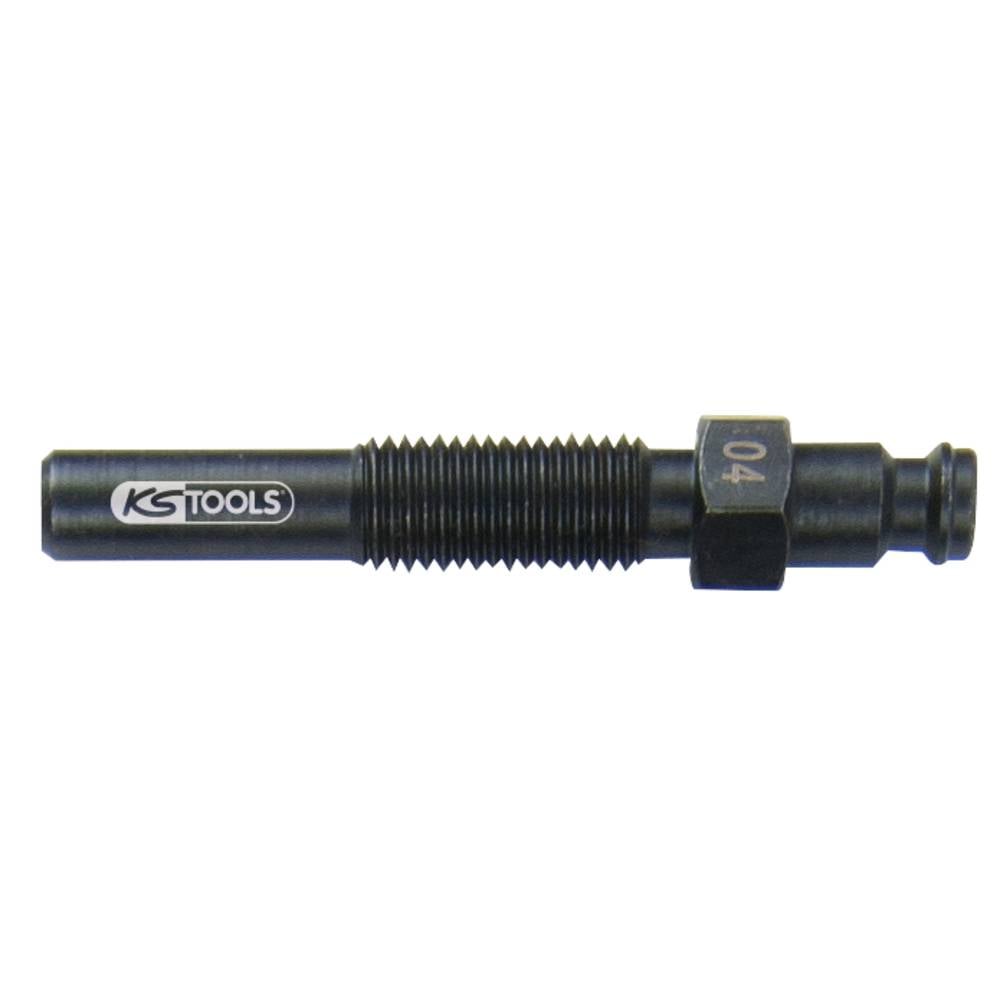 KS Tools 150.3665 Injectoradapter, M10x1,25 met buitenschroefdraad, lengte 70 mm