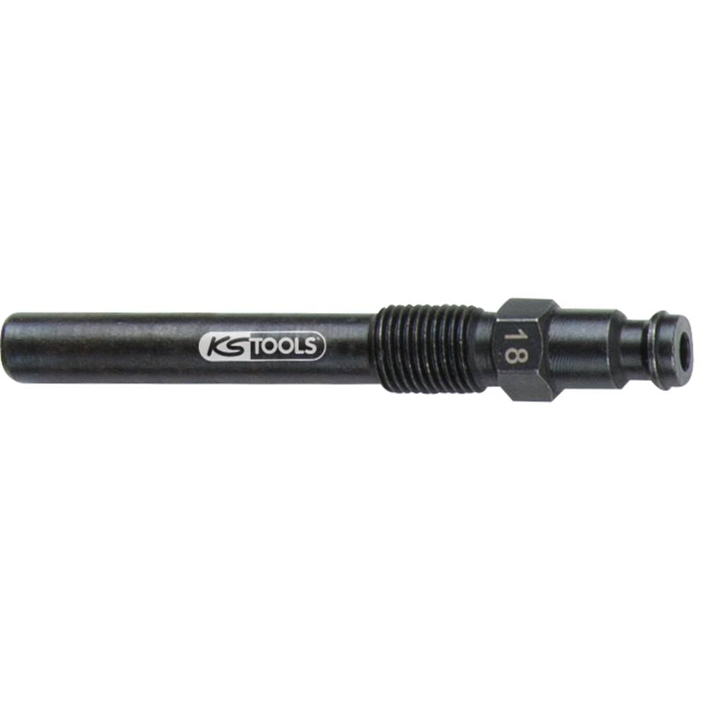 KS Tools 150.3678 Gloeibougieadapter, M10x1,0 met buitenschroefdraad, lengte 75 mm