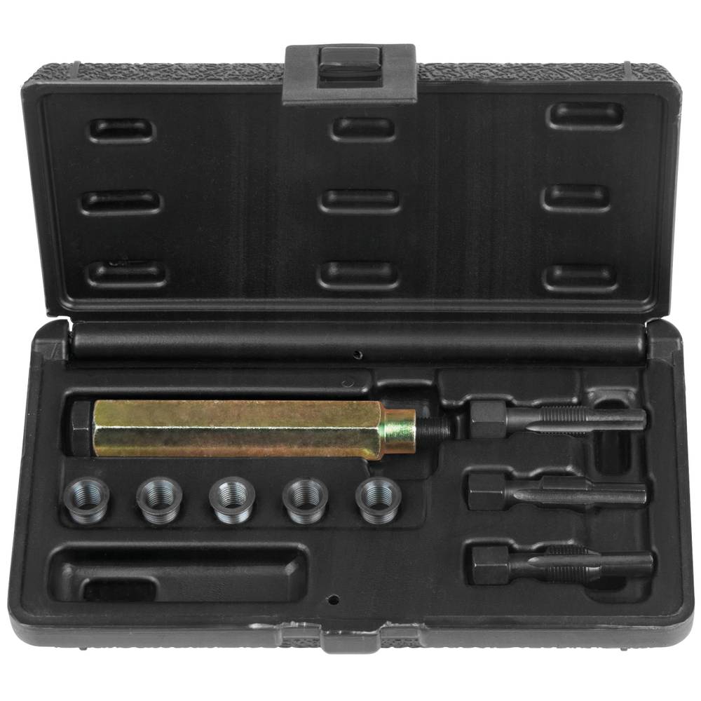 KS Tools 150.5030 THREADfix reparatieset M9x1 voor gloeibougies, 9-delig