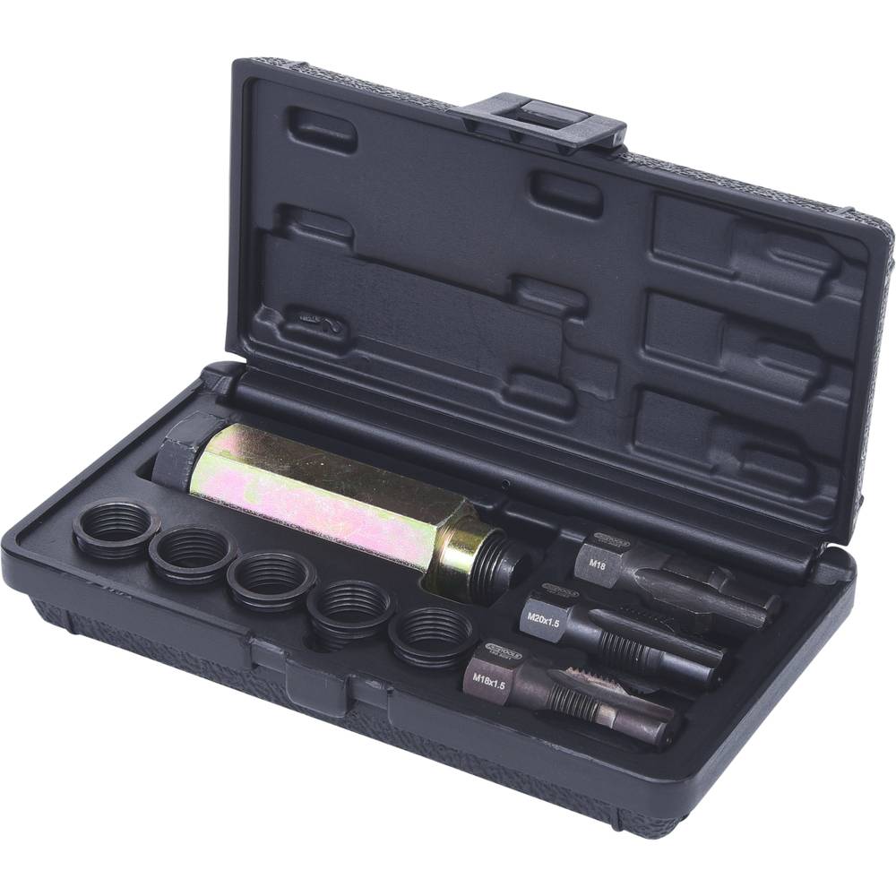 KS Tools 150.5090 THREADfix reparatieset M18x1,5 v. lambda sondes, 9-delig