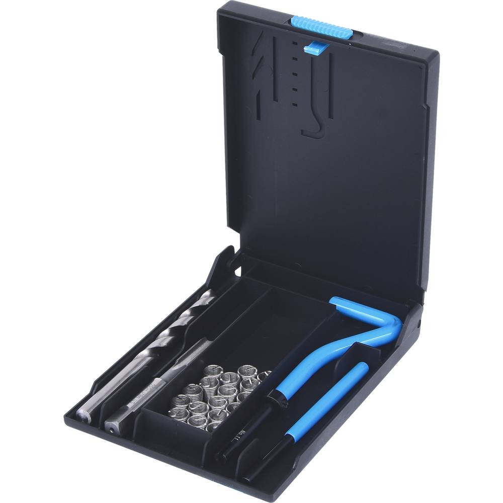 KS Tools 150.6030 Nirostaal schroefdraad reparatieset M8x1,0x11mm, 24-delig