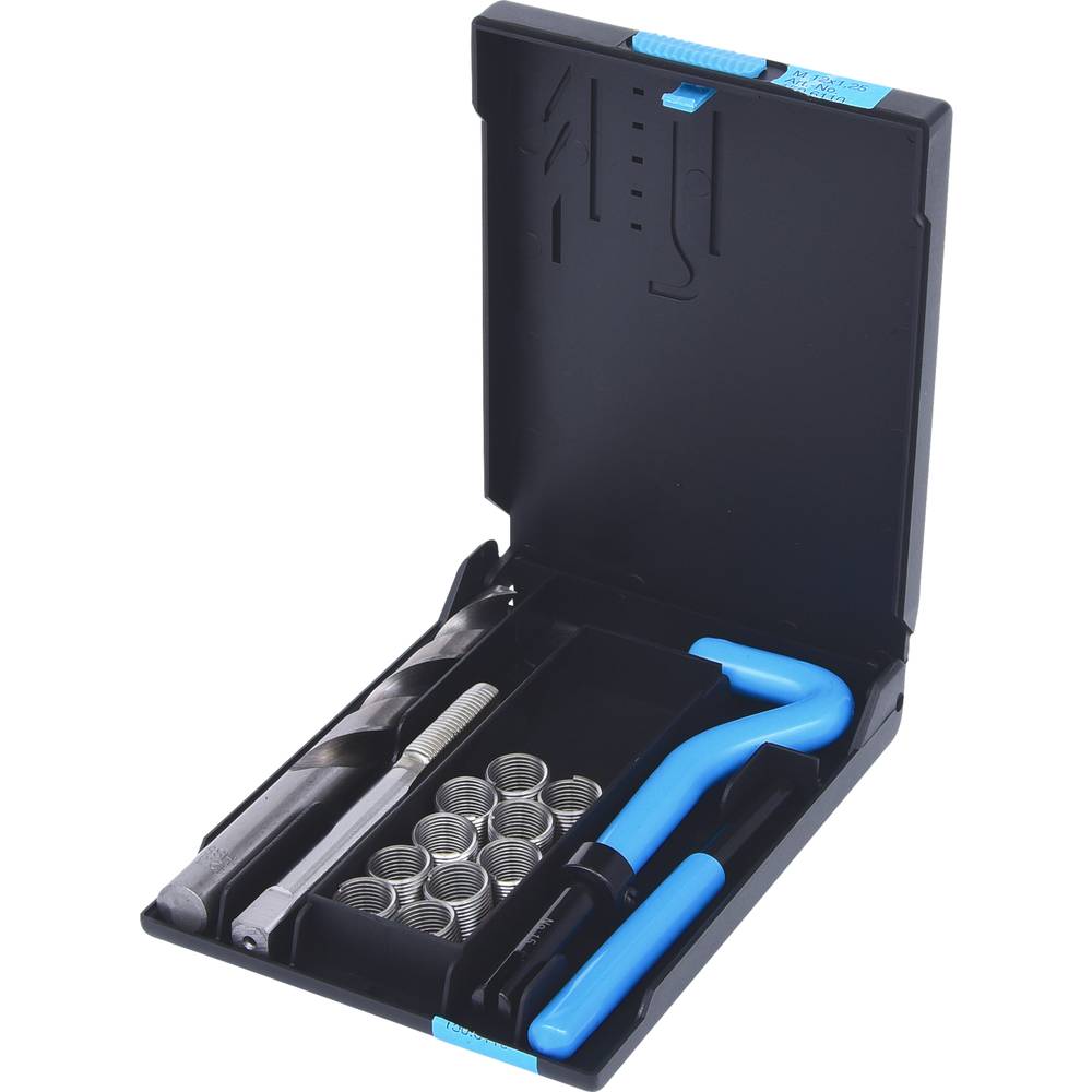 KS Tools 150.6110 Nirostaal schroefdraad reparatieset M12x1,25x16,8mm, 14-delig