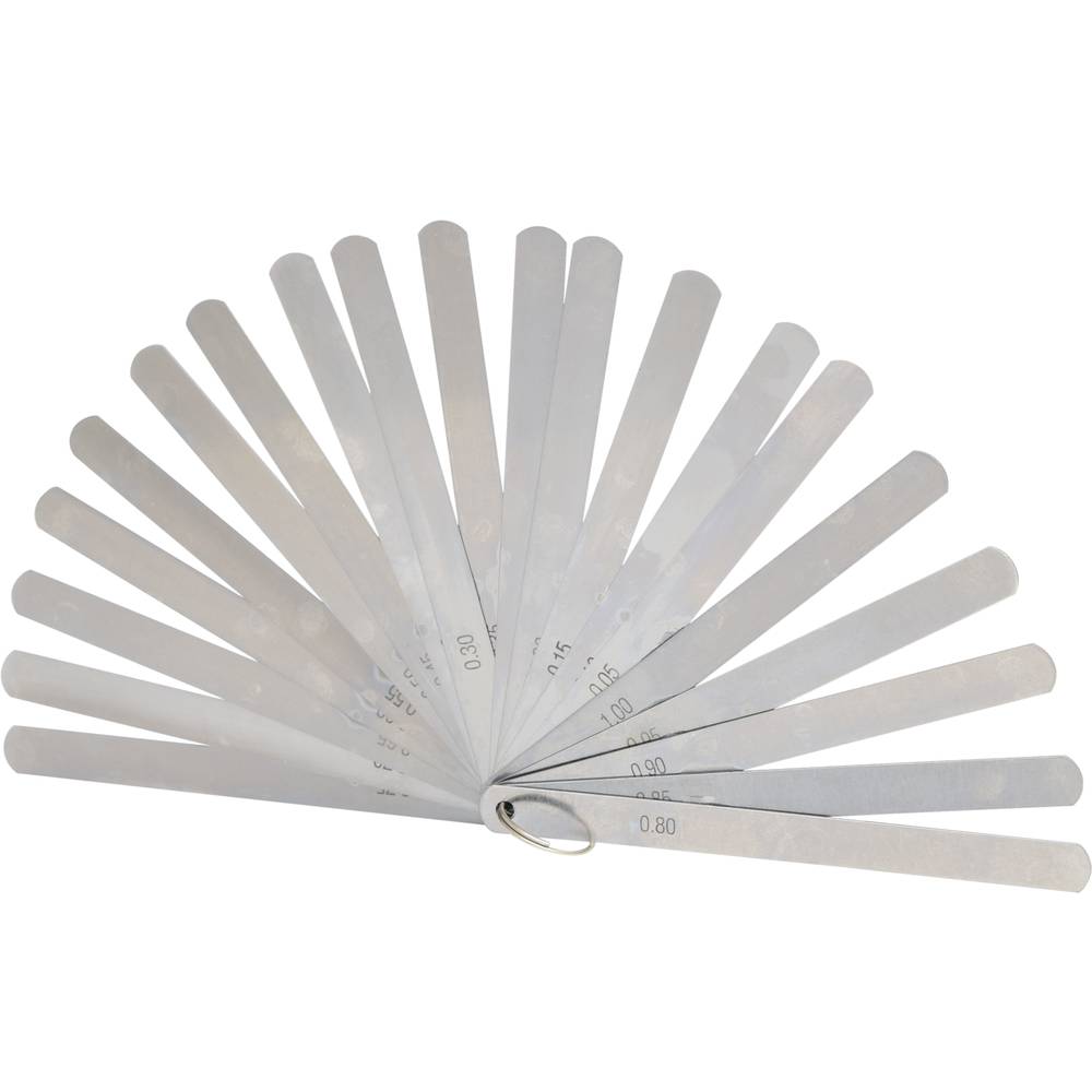 KS Tools 300.0616 Zuigerspielmal, 20 vel, 0,05 - 1 mm