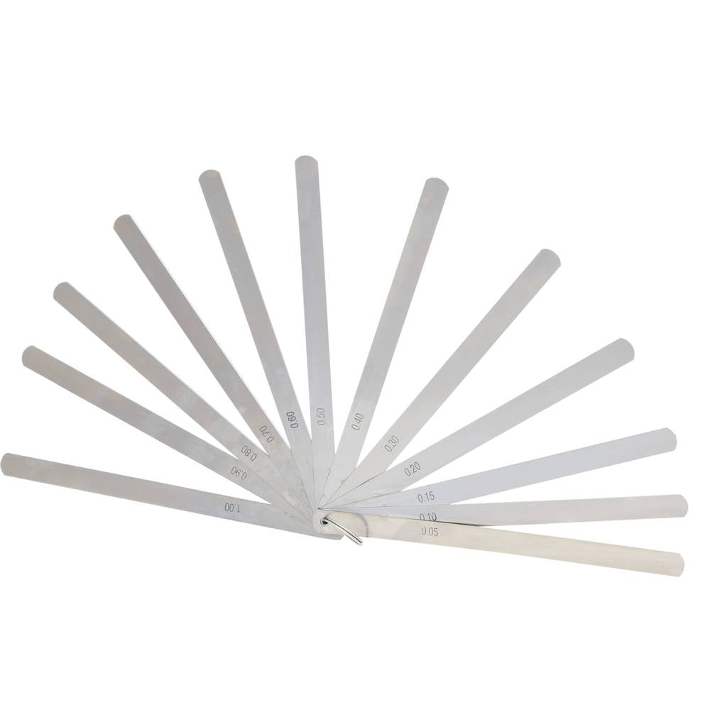 KS Tools 300.0618 Zuigerspielmal, 13 vel, 0,05 - 1 mm, 200 mm lang