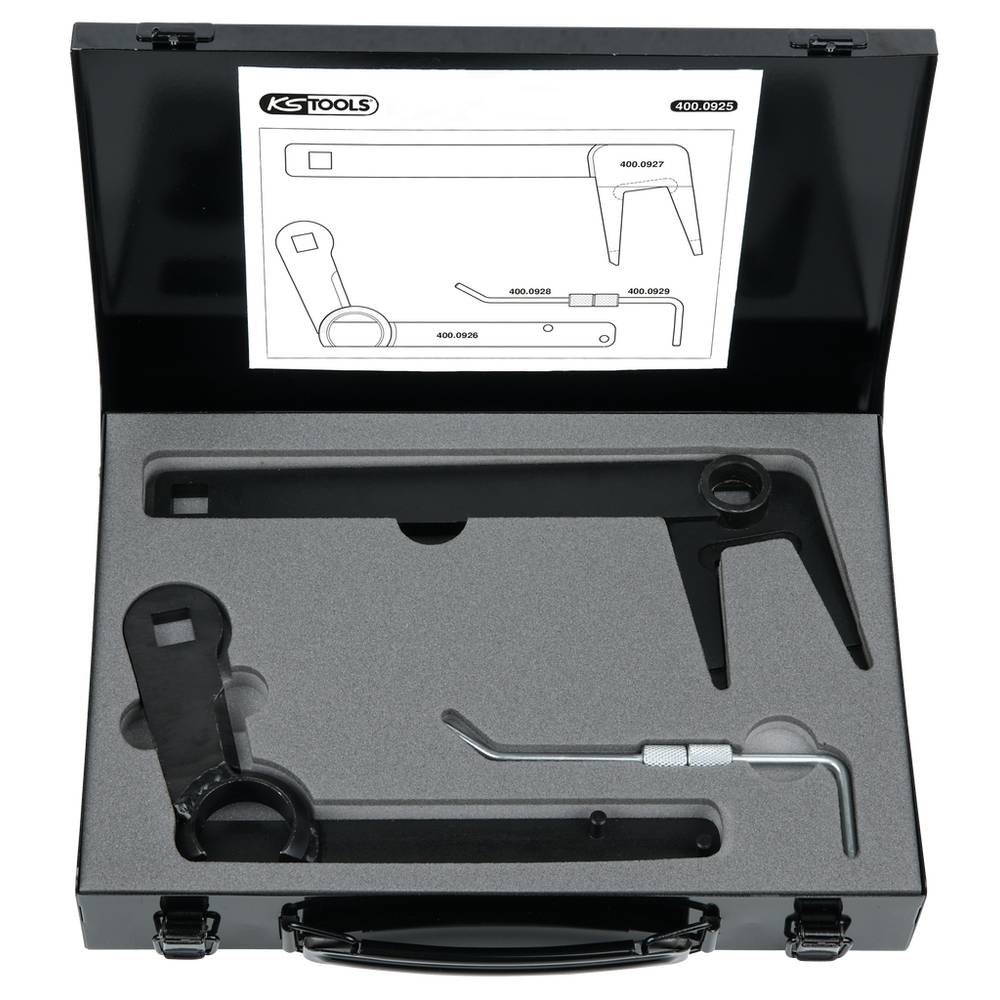 KS Tools 400.0925 Motorinstelgereedschapsset voor BMW/mini, 4-delig