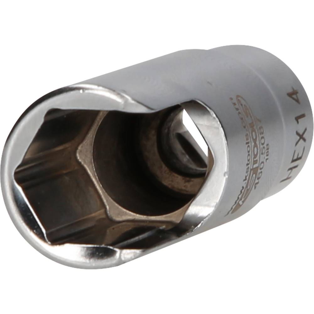 KS Tools 460.5087 3/8 speciale haakse buisverbinder-steekdop, 14 mm