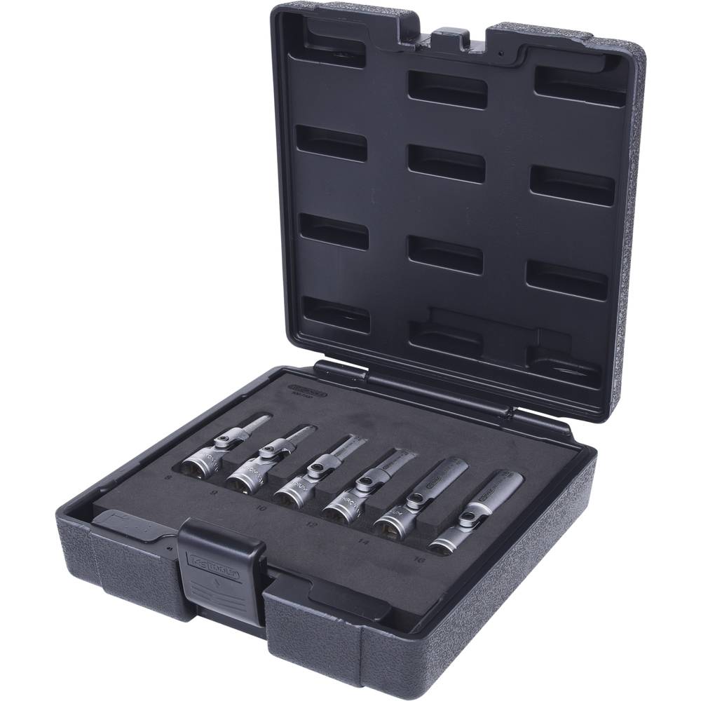 KS Tools 500.7300 3/8 gloeibougieset, kort, 6-delig