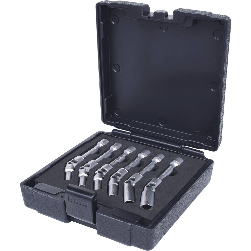 KS Tools 500.7320 3/8 gloeibougiesleutelset, lang, 6-delig